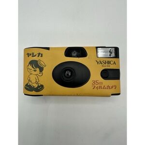 Yashica 35mm Disposable Film Camera Yellow Retro 27 Exp ISO 400 Yashica Boy